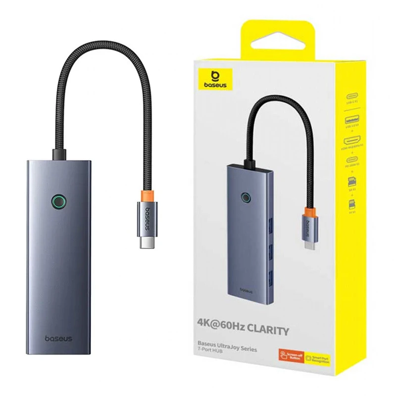 هاب 7 پورت Type-C باسئوس UltraJoy Series B00052803811-00