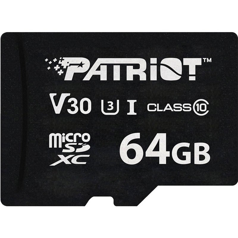 رم میکرو 64 گیگ پاتریوت Patriot VX Series V30 U3 C10 90MB/s