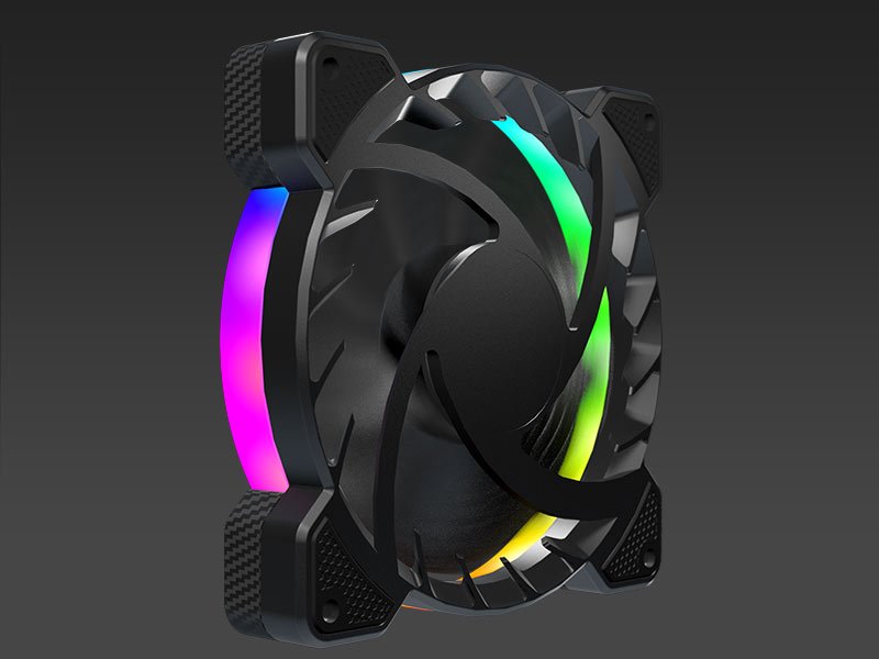 فن کیس کوگر Cougar Vortex RGB HPB 120 Cooling Kit 12*12 بسته 3 عدد