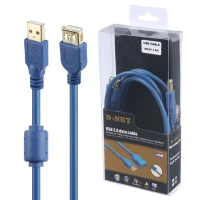 کابل افزایش طول D-Net USB 2.0 3m