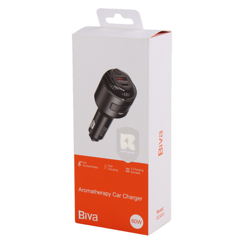 شارژر فندکی و خوشبو کننده خودرو Biva CC-013 3.0A PD 30W