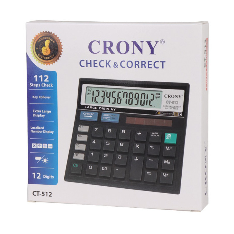 ماشین حساب کرونی Crony CT-512