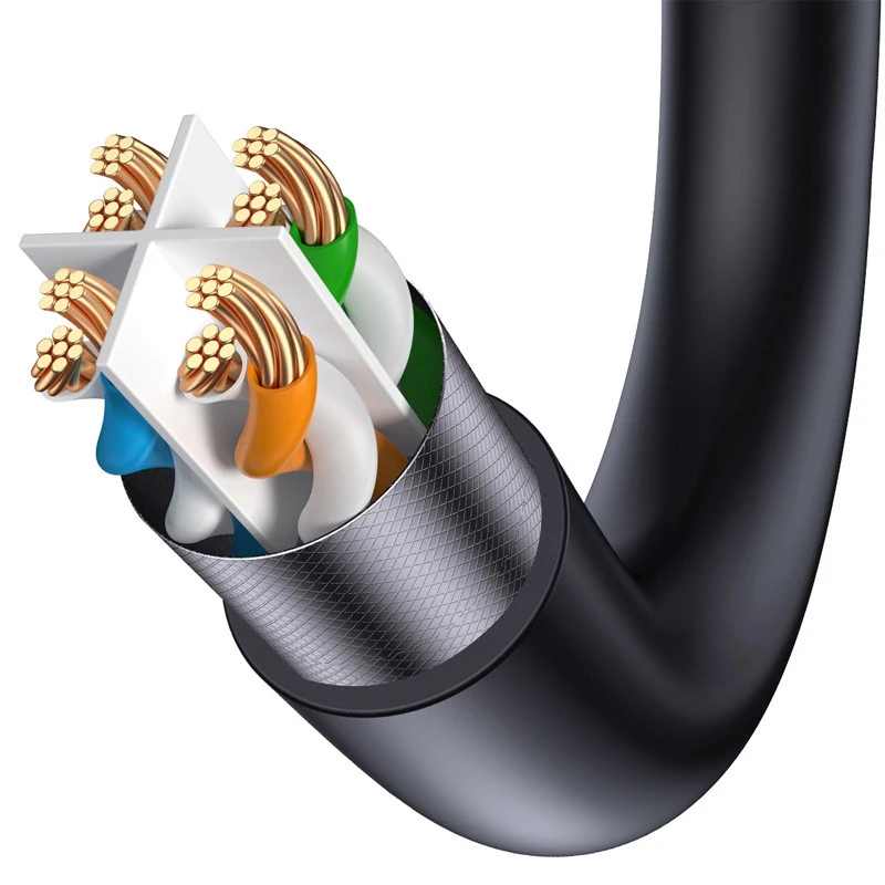 کابل شبکه Baseus Speed Seven Cat7 WKJS010001 50cm