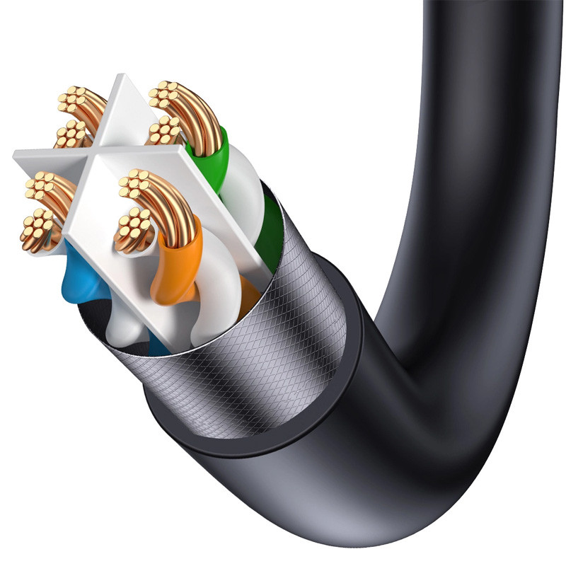 کابل شبکه Baseus Speed Seven Cat7 WKJS010001 50cm