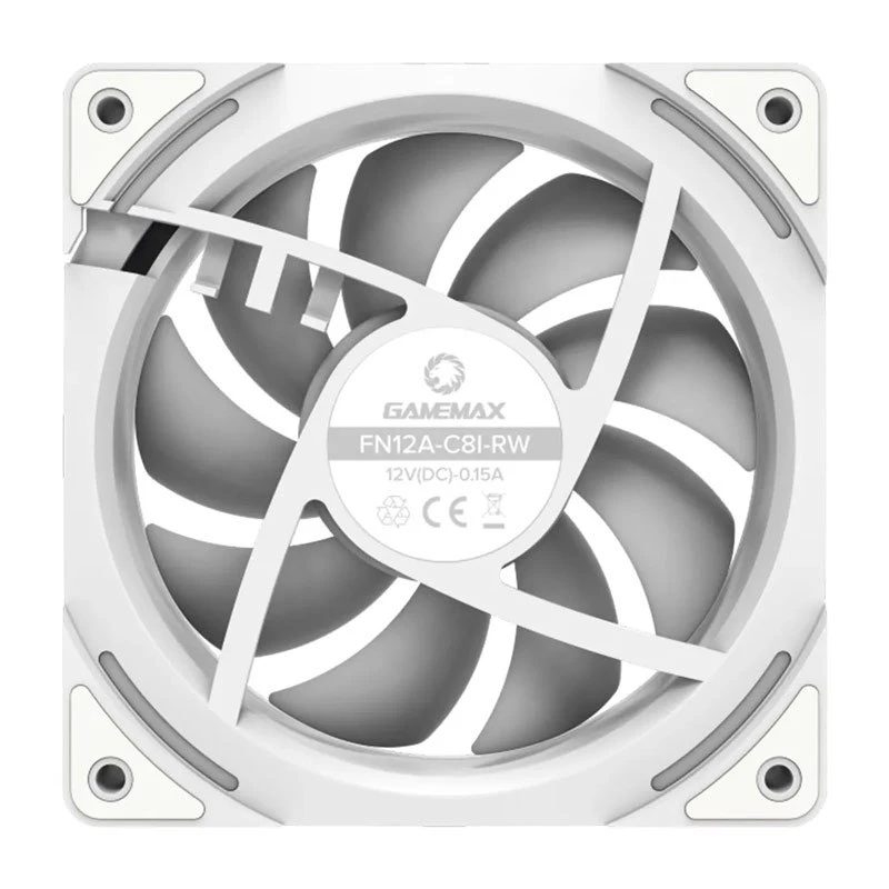 فن کیس گیم مکس GameMax KF300 ARGB White 12*12 بسته 3 عددی