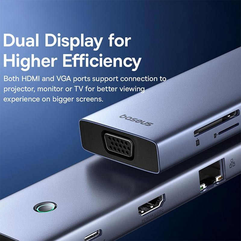 هاب 10 پورت Type-C باسئوس UltraJoy Series BS-OH161 B0005280C811-00