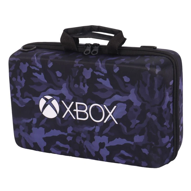 کیف کنسول بازی XBOX Series S طرح چریکی مشکی بنفش کد 2