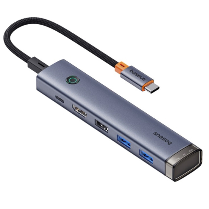 هاب 6 پورت Type-C باسئوس UltraJoy Series UBS-OH164 B00052802811-01