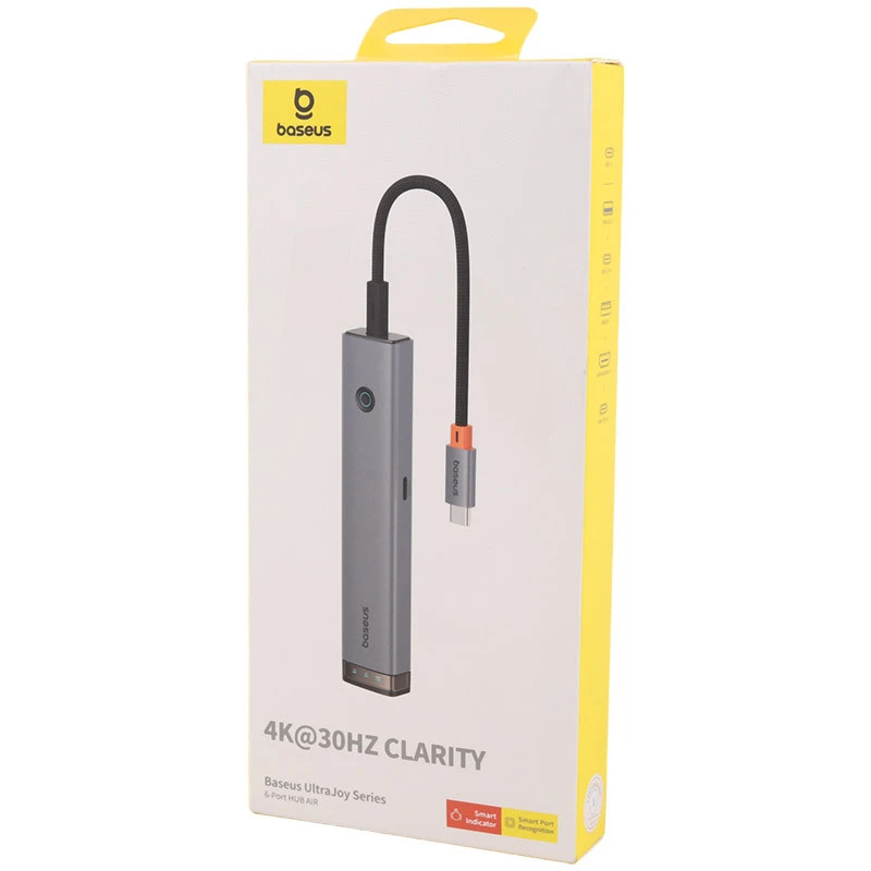 هاب 6 پورت Type-C باسئوس UltraJoy Series UBS-OH164 B00052802811-01
