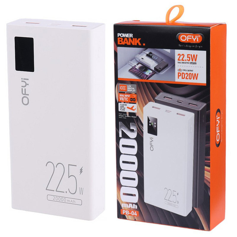 پاور بانک ofyi 20000 مدل PB-04