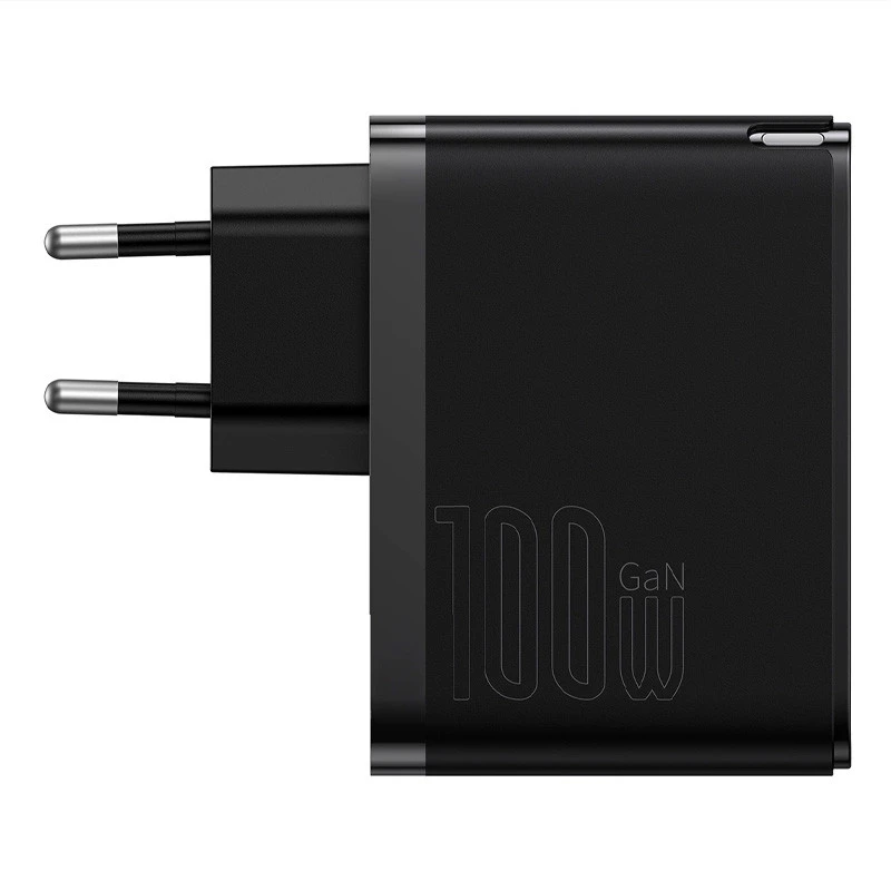 کلگی فست شارژ Baseus CCGP09020 GaN5 Pro 2Port 5A QC4.0+ PD3.0 100W + کابل تبدیل تایپ سی