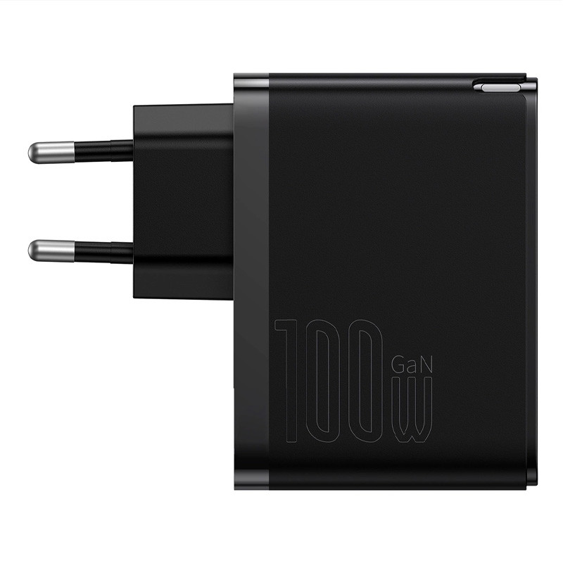 کلگی فست شارژ Baseus CCGP09020 GaN5 Pro 2Port 5A QC4.0+ PD3.0 100W + کابل تبدیل تایپ سی