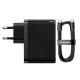 کلگی فست شارژ Baseus CCGP09020 GaN5 Pro 2Port 5A QC4.0+ PD3.0 100W + کابل تبدیل تایپ سی