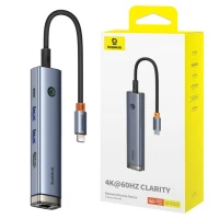 هاب 5 پورت Type-C باسئوس UltraJoy Series BS-OH165
