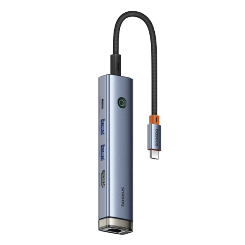 هاب Baseus UltraJoy Series BS-OH165 Type-C To USB 3.0/HDMI/RJ45/Type-C PD