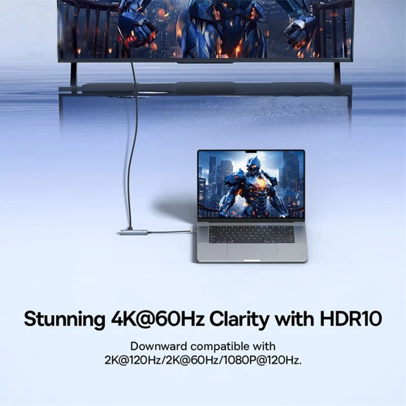 هاب 5 پورت Type-C باسئوس UltraJoy Series BS-OH165