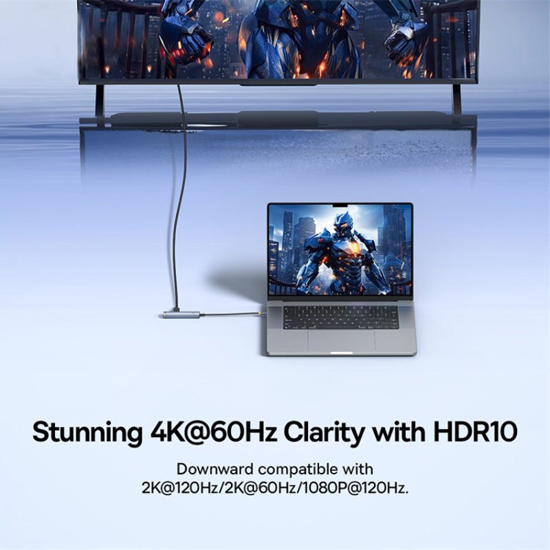 هاب 5 پورت Type-C باسئوس UltraJoy Series BS-OH165