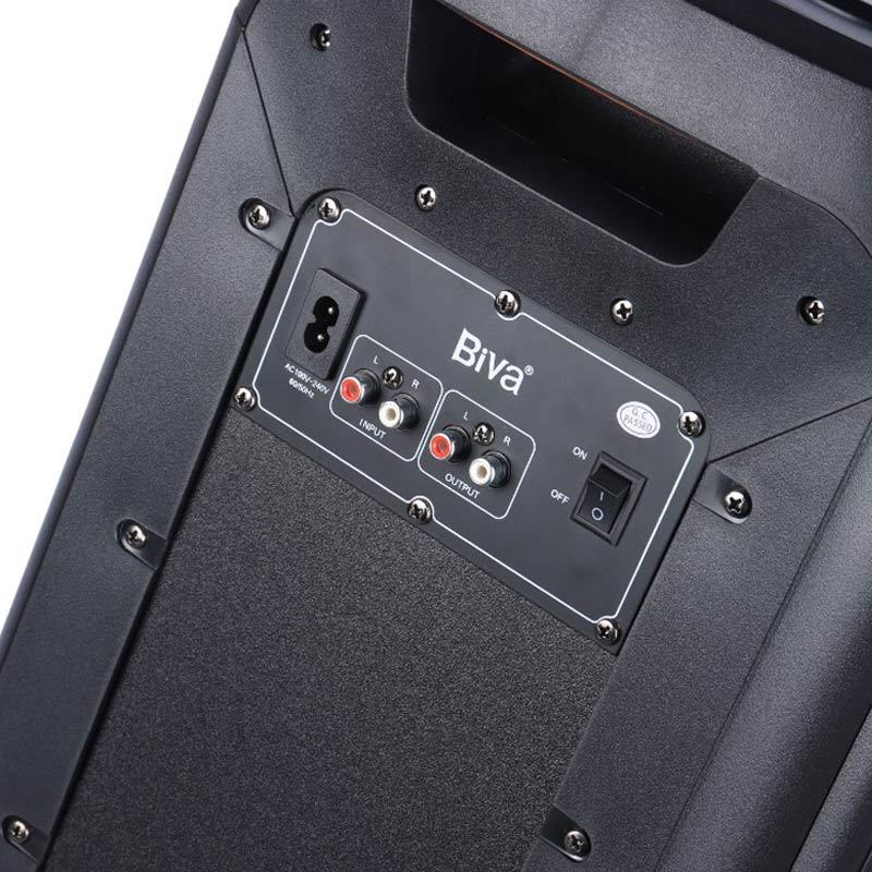 اسپیکر چمدانی بلوتوثی رم و فلش خور Biva Party Box 880 + میکروفون و ریموت کنترل