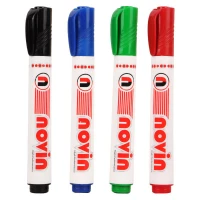 ماژیک وایت برد نوین نوک تخت Novin بسته 12 عددی