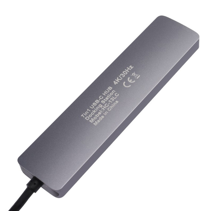 هاب و رم ریدر Ifortech HC-13LC Type-C To USB2.0/USB3.0/HDMI/RJ45/TF/SD/Type-C PD