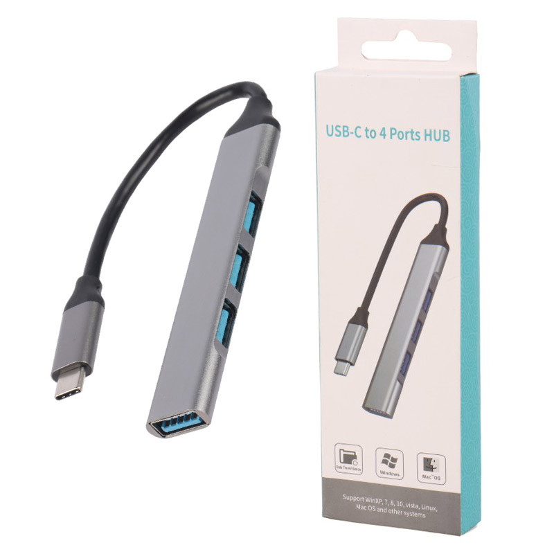 هاب 4 پورت C-9701 Type-C
