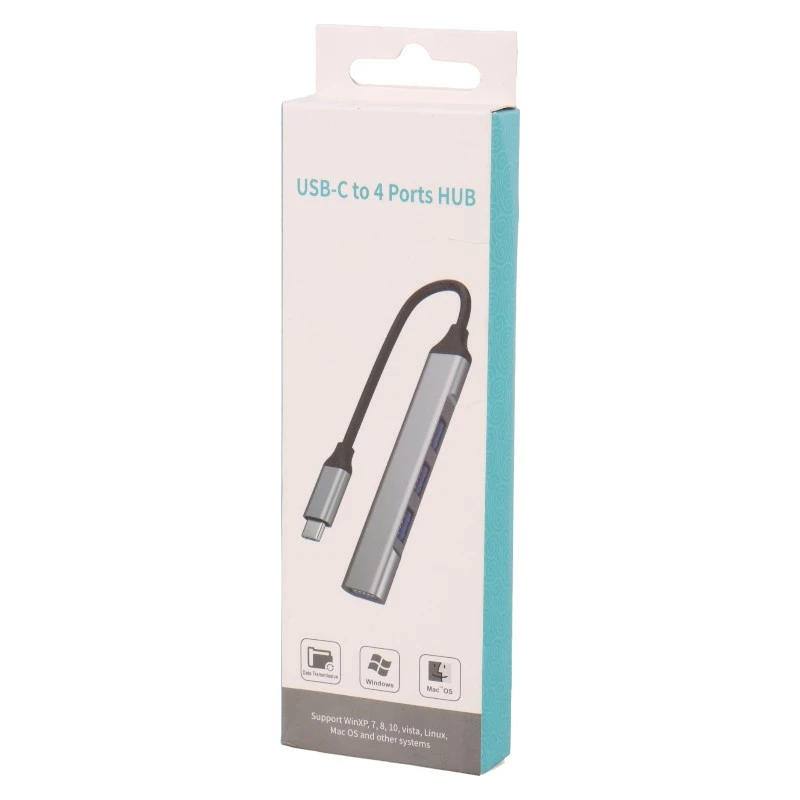 هاب 4 پورت C-9701 Type-C