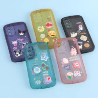 قاب Fashion Case سامسونگ Galaxy A54 عروسک برجسته محافظ لنزدار
