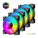 فن کیس گیم مکس GameMax DRH400 ARGB Black 12*12 بسته 4 عددی