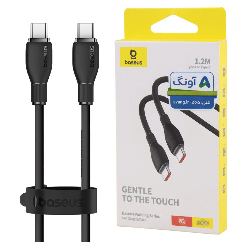 کابل تبدیل فست شارژ Baseus P10355702 Type-C To Type-C 100W 1.2m
