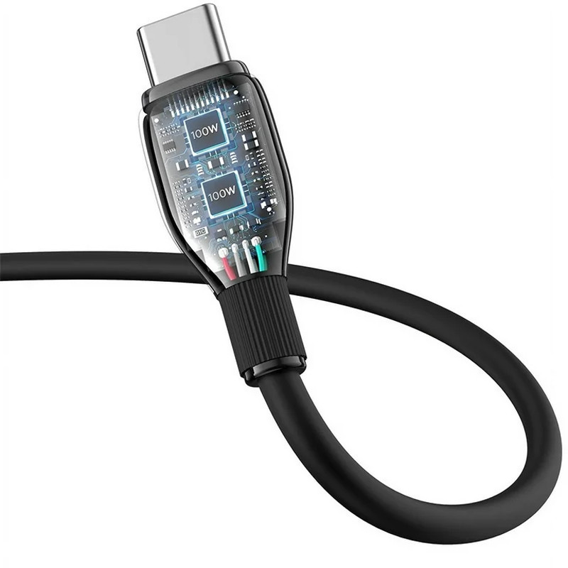 کابل تبدیل فست شارژ Baseus P10355702 Type-C To Type-C 100W 1.2m