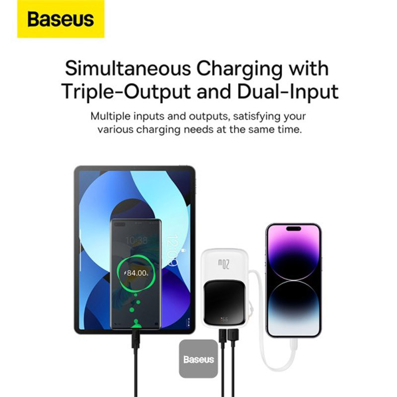 پاور بانک فست شارژ 10000 باسئوس Baseus Qpow Pro PPQD06000 PD 20W