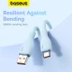 کابل تایپ سی فست شارژ Baseus Pudding Series P1035570 100W 1.2m