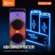 اسپیکر چمدانی بلوتوثی رم و فلش خور Biva Box party 1200W + میکروفون