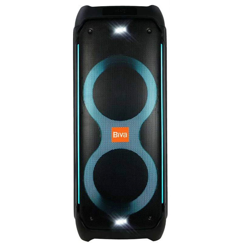 اسپیکر چمدانی بلوتوثی رم و فلش خور Biva Box party 1000W + میکروفون