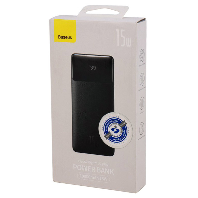 پاور بانک فست شارژ 10000 باسئوس Baseus Bipow PPBD05000 PD 15W