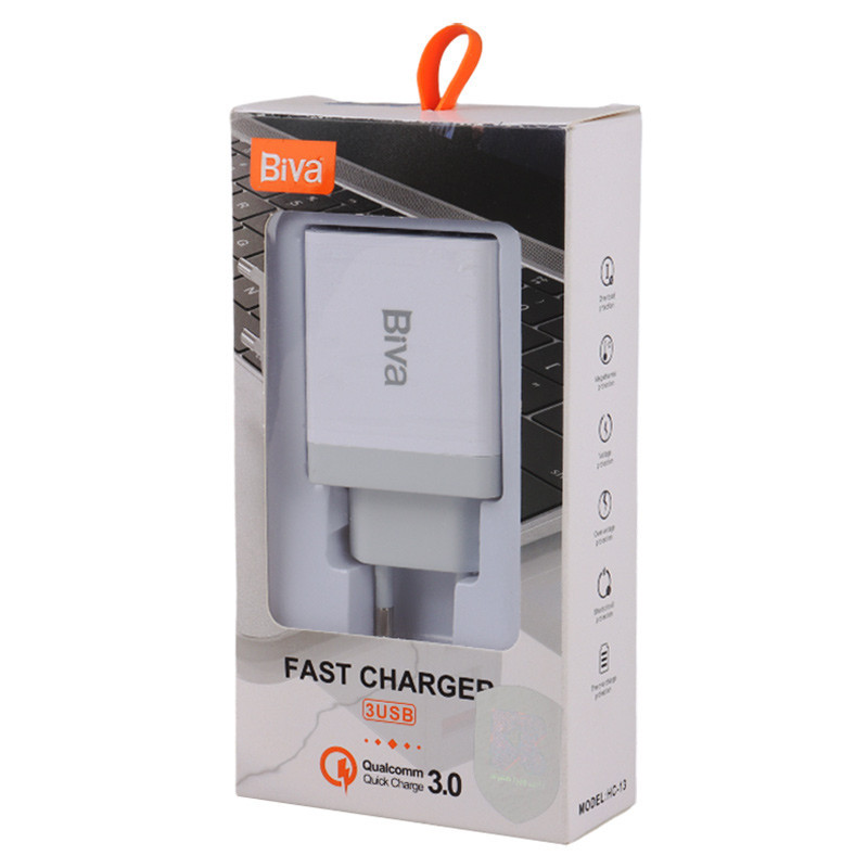 شارژر دیواری 30 وات بیوا HC-13 QC3.0 3A
