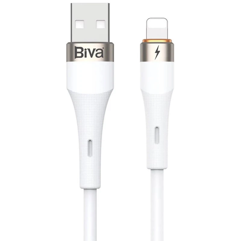 کابل آیفونی فست شارژ Biva C-21L 3A 1.2m