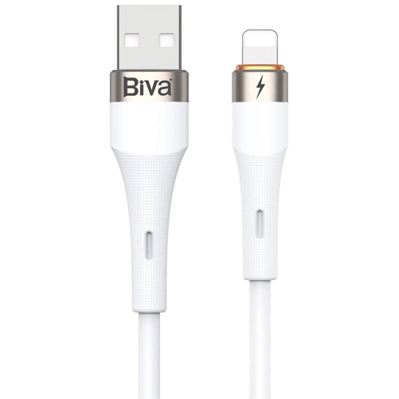 کابل آیفونی فست شارژ Biva C-21L 3A 1.2m