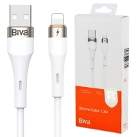 کابل آیفونی فست شارژ Biva C-21L 3A 1.2m