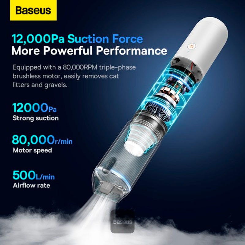 جارو شارژی ماشین باسئوس Baseus A3 Lite VCAQ050002