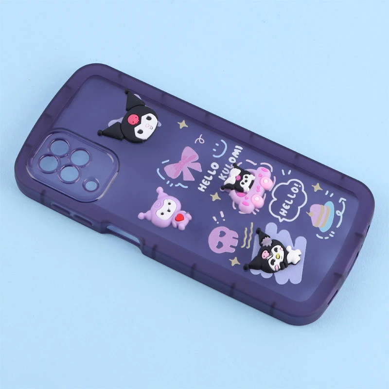 قاب Fashion Case سامسونگ Galaxy A12 / M12 عروسک برجسته محافظ لنزدار