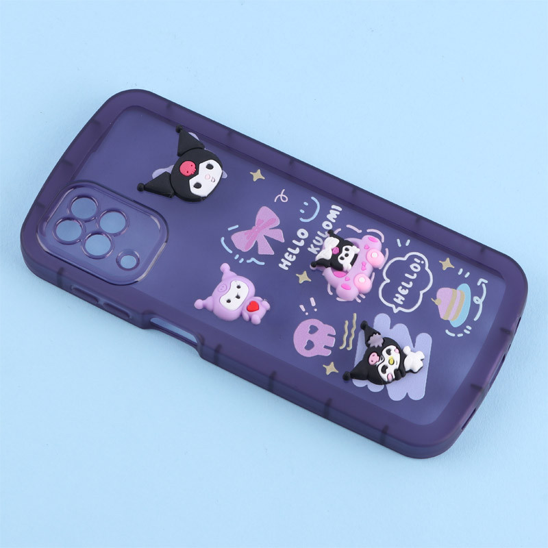 قاب Fashion Case سامسونگ Galaxy A12 / M12 عروسک برجسته محافظ لنزدار