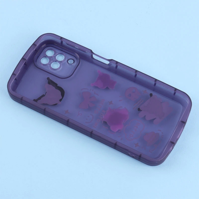 قاب Fashion Case سامسونگ Galaxy A12 / M12 عروسک برجسته محافظ لنزدار