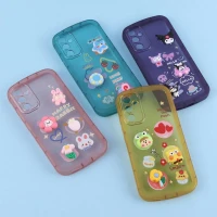 قاب Fashion Case سامسونگ Galaxy A34 عروسک برجسته محافظ لنزدار