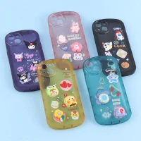 قاب Fashion Case آیفون 13 عروسک برجسته محافظ لنزدار