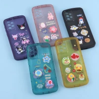 قاب Fashion Case سامسونگ Galaxy A73 عروسک برجسته محافظ لنزدار