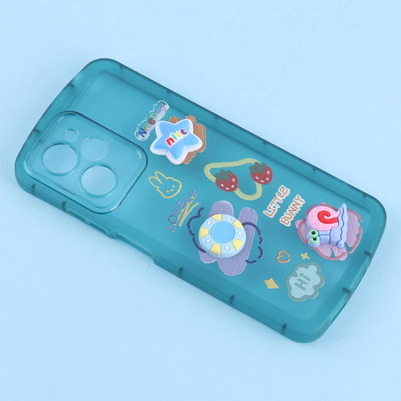 قاب Fashion Case شیائومی Poco X5 Pro عروسک برجسته محافظ لنزدار
