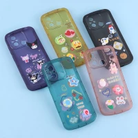 قاب Fashion Case شیائومی Redmi 12C عروسک برجسته محافظ لنزدار