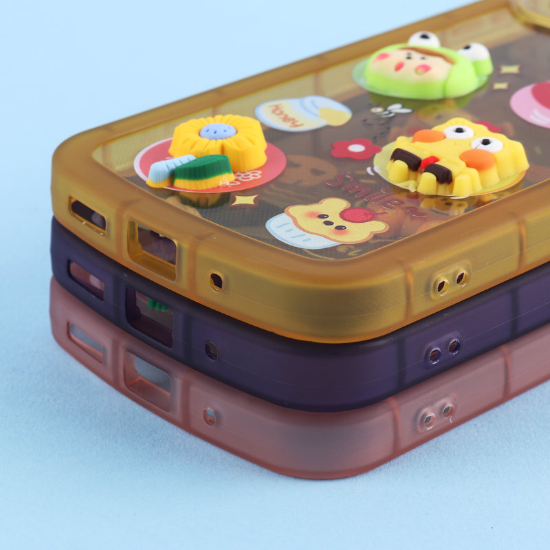 قاب Fashion Case شیائومی Redmi 12C عروسک برجسته محافظ لنزدار