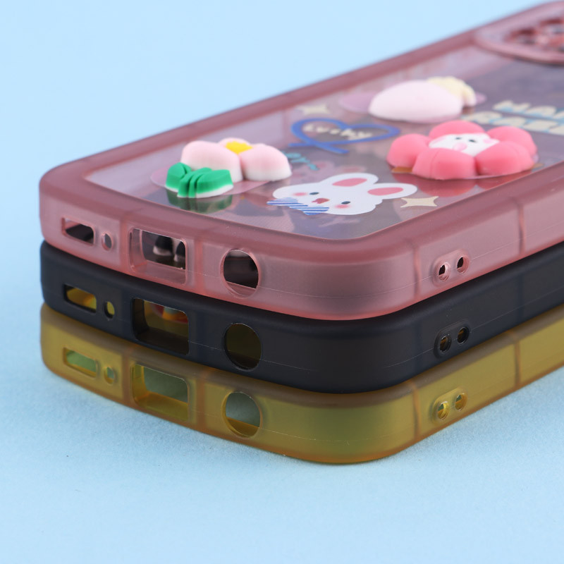 قاب Fashion Case سامسونگ Galaxy A51 4G عروسک برجسته محافظ لنزدار